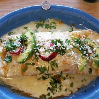 Mi Taco - So you can see how gigantic this burrito is. It had rice and chicken but forgot the name. - Mexican Near Me - Tucker, Georgia