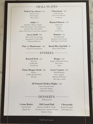 Menu photo 8 Billy Club Buffalo, NY