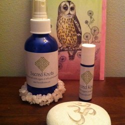 Sacred Knots - Custom blended aromatherapy balms and sprays.
