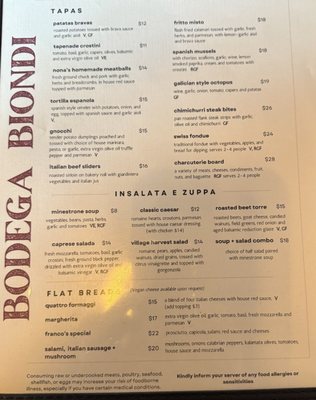 Menu photo 5 Bodega Biondi Fair Oaks, CA