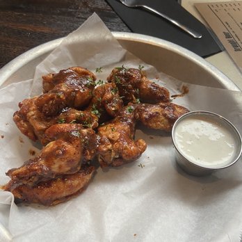 Shell Beach Brewhouse - Caribbean jerk wings - Gastropubs Near Me - Pismo Beach, California