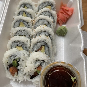 Sushi Cafe - Two salmon and avocado rolls - Sushi Bars Near Me - Burlington, Massachusetts