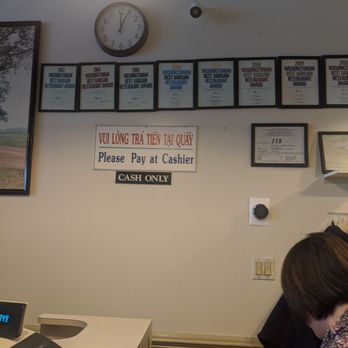 Pho 75 - Front desk- cash only - Vietnamese Near Me - Falls Church, Virginia
