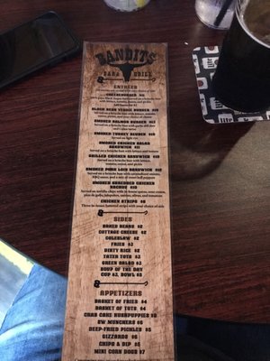 Menu photo 6 Bandits Bar And Grill Troutdale, OR