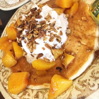 Another Broken Egg Cafe - Peach cobbler pancake - Breakfast & Brunch Near Me - Pembroke Pines, Florida Another Broken Egg Cafe - Peach cobbler pancake - Breakfast & Brunch Near Me - Pembroke Pines, Florida