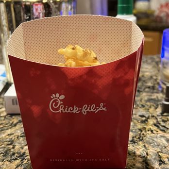 Chick-fil-A - Large Fries missing the fries! Horrible - Fast Food Near Me - Mesa, Arizona