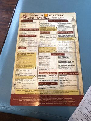 Menu photo 4 Famous Toastery Cary, NC