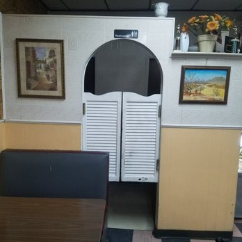 Playball Sports Cafe - Love the saloon style swinging  doors that lead to bathroom. - Restaurants Near Me - Newark, New Jersey