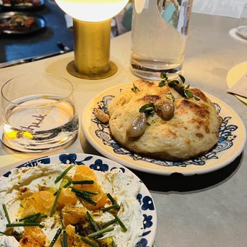 Shukette - Labneh & garlic bread - Middle Eastern Near Me - New York, New York