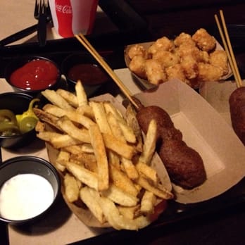 Dog Haus - Pasadena - Free fries at check in! Tarter tots & corn dogs for the kiddos. - New American Near Me - Pasadena, California Dog Haus - Pasadena - Free fries at check in! Tarter tots & corn dogs for the kiddos. - New American Near Me - Pasadena, California