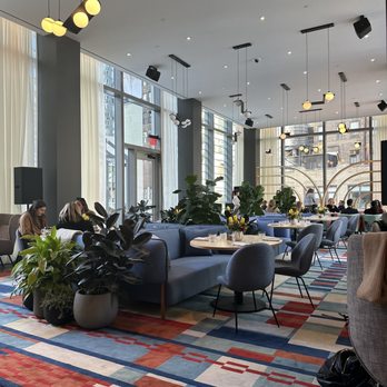 Everdene - Seating area near the coffee bar - Cocktail Bars Near Me - New York, New York Everdene - Seating area near the coffee bar - Cocktail Bars Near Me - New York, New York
