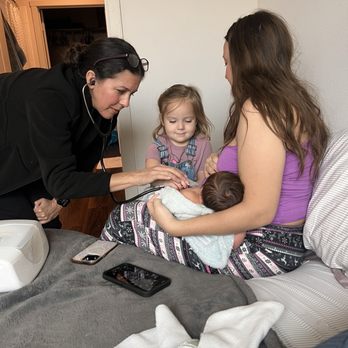 North Texas Birth Experiences - Baby's first checkup! And big sis helping! - Midwives Near Me - Rockwall, Texas North Texas Birth Experiences - Baby's first checkup! And big sis helping! - Midwives Near Me - Rockwall, Texas