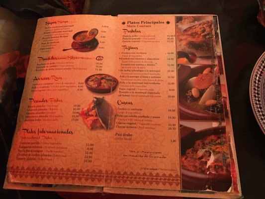 Menu photo 6 Arrayanes Granada, GR