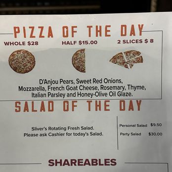 SLIVER Pizzeria- Lafayette - Pizza Near Me - Lafayette, California