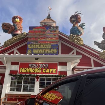 Frizzle Chicken Cafe - The front of the restaurant - Breakfast & Brunch Near Me - Pigeon Forge, Tennessee Frizzle Chicken Cafe - The front of the restaurant - Breakfast & Brunch Near Me - Pigeon Forge, Tennessee