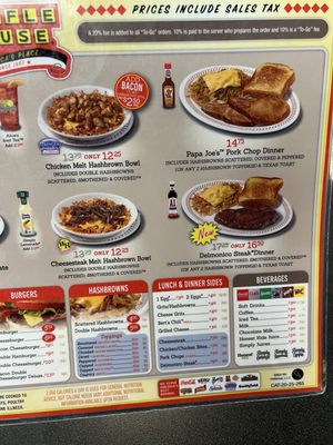 Menu photo 2 Waffle House Tucson, AZ Menu photo 2 Waffle House Tucson, AZ