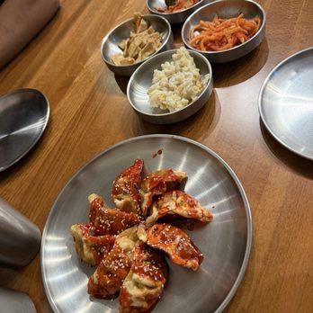 Kimchee Korean - Yangnyeum Mandu (marinated pork dumplings) - Korean Near Me - Bakersfield, California Kimchee Korean - Yangnyeum Mandu (marinated pork dumplings) - Korean Near Me - Bakersfield, California
