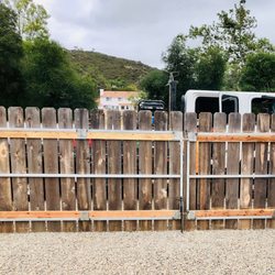 Ramona Fence - ONE OF OUR WOODEN SWING GATES