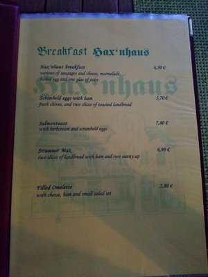 Menu photo 4 Hax‘nhaus Berlin, BE