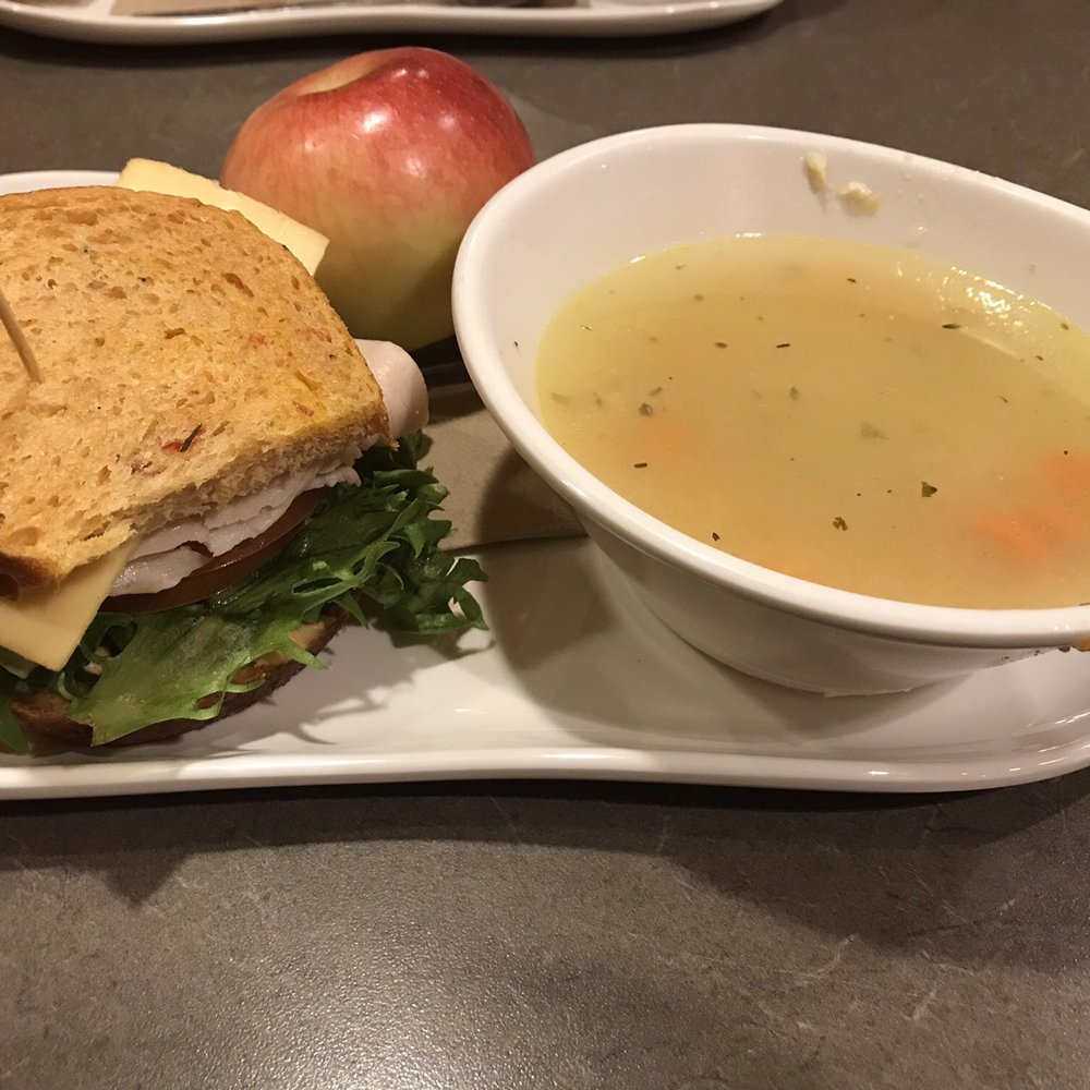 Panera Bread - Turkey sandwich and chicken soup - Sandwiches Near Me - Syosset, New York
