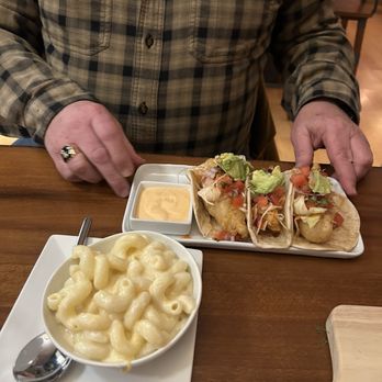 West End Kitchen - Adult Mac n Cheese Fish tacos - Breakfast & Brunch Near Me - Pittsboro, North Carolina