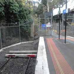 Belgrave Station - End of the Belgrave line, walk ahead for Puffing Billy