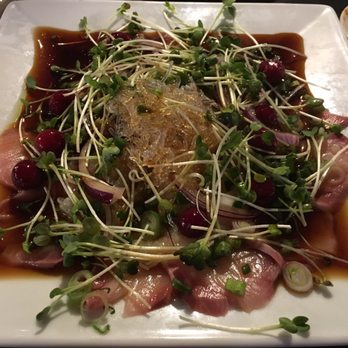 Kuma Sushi - Yellowtail Carpaccio - Sushi Bars Near Me - Los Osos, California