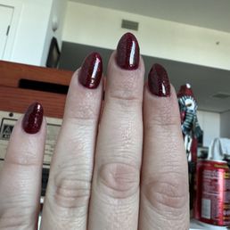Jell overlay manicure Jell overlay manicure