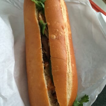 Mi Li Cafe - Banh mi with roasted pork - Vietnamese Near Me - Columbus, Ohio
