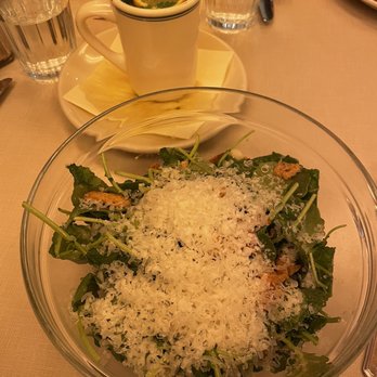 Soho Diner - Baby Kale Caesar ($16) and Golden Bone Broth ($8) - Diners Near Me - New York, New York Soho Diner - Baby Kale Caesar ($16) and Golden Bone Broth ($8) - Diners Near Me - New York, New York