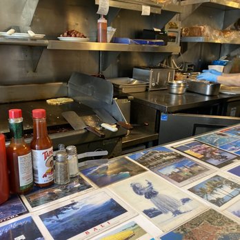 Art's Cafe - Prep area... husband and wife team are skinny as can be and hustle together behind the counter! Delicious and tasty food!!! - Diners Near Me - San Francisco, California Art's Cafe - Prep area... husband and wife team are skinny as can be and hustle together behind the counter! Delicious and tasty food!!! - Diners Near Me - San Francisco, California
