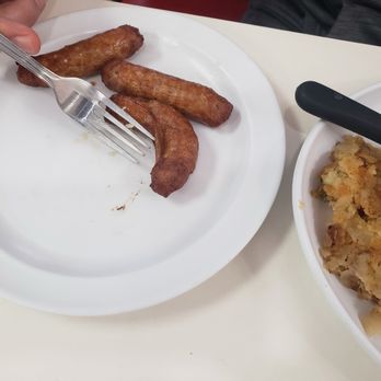 Pancakes Plus - Breakfast sausage links with natural casing.   Very good - Pancakes Near Me - Nanuet, New York