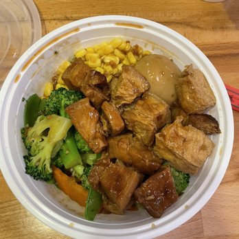 Fusia Bento Bar - Braised Pork Donburi - Chinese Near Me - Ithaca, New York