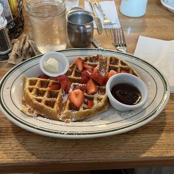 Sunshine Cafe - Strawberry pancakes substitute to strawberries waffles - Cafes Near Me - Napa, California Sunshine Cafe - Strawberry pancakes substitute to strawberries waffles - Cafes Near Me - Napa, California