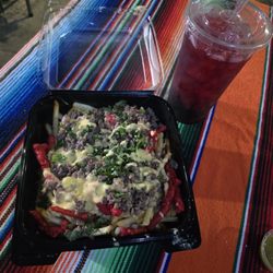 Nikki's Hot cheetos fries nachos