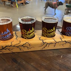 Rush River Brewing - Beer flight