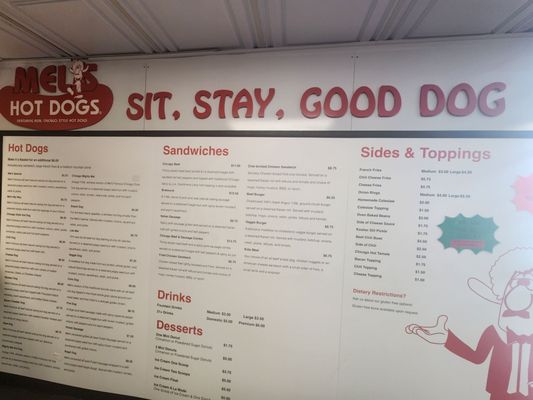 Menu photo 3 Mel's Hot Dogs Tampa, FL