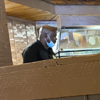 The Fireplace Restaurant - Hard to believe these people are all police personnel. - Seafood Near Me - Asheville, North Carolina