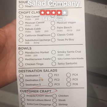 Chopt Creative Salad Co. - Salad Near Me - Florham Park, New Jersey Chopt Creative Salad Co. - Salad Near Me - Florham Park, New Jersey