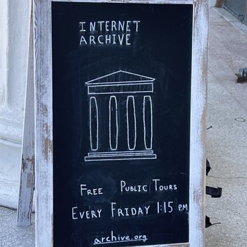 Internet Archive - Tour time - Libraries Near Me - San Francisco, California Internet Archive - Tour time - Libraries Near Me - San Francisco, California