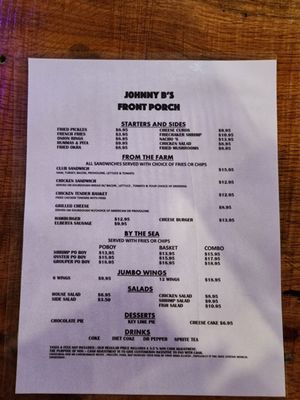 Menu photo 2 Lillian's Front Porch Cafe Lillian, AL Menu photo 2 Lillian's Front Porch Cafe Lillian, AL