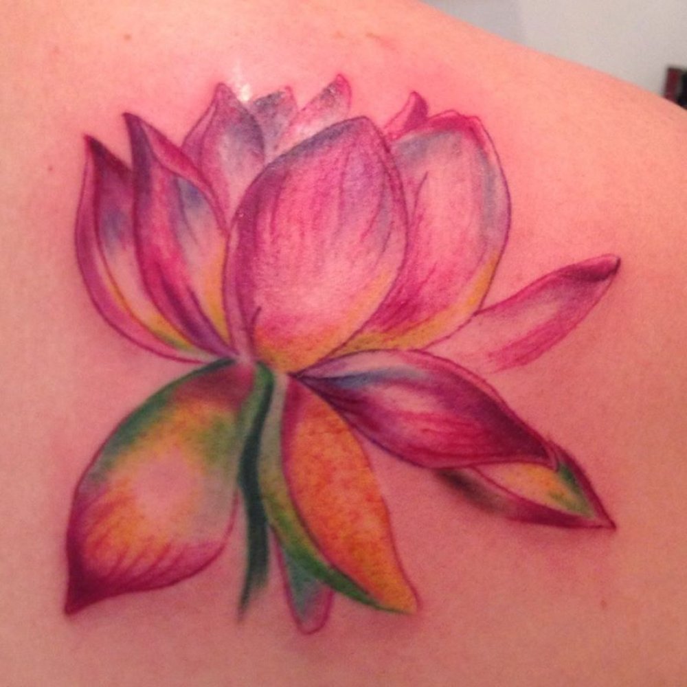 My lotus tattoo