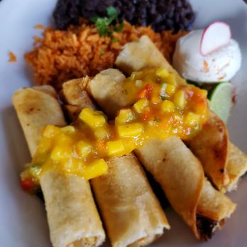 Cha Cha's Latin Kitchen - Chicken flautas - Mexican Near Me - Irvine, California Cha Cha's Latin Kitchen - Chicken flautas - Mexican Near Me - Irvine, California