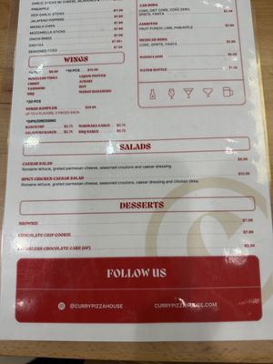 Menu photo 1 Curry Pizza House San Mateo San Mateo, CA