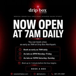 Drip Box | Medical Grade Full-Spectrum Infrared Sauna Studio