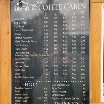 The Coffee Cabin - Red Bull Italian Soda with a sugar free option was amazing! - Coffee & Tea Near Me - Manson, Washington