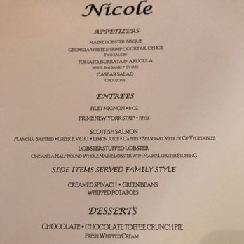 Chops Lobster Bar - Special pre-planned menu for our group. - Seafood Near Me - Boca Raton, Florida