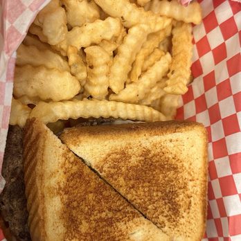 Chisholms Restaurant - Patty melt and fries - New American Near Me - Godley, Texas
