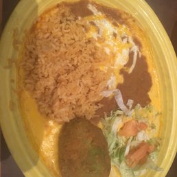 Stuffed Avocado and Enchilada