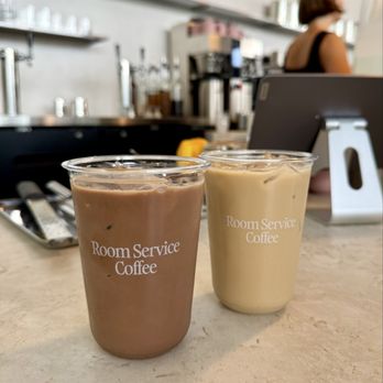 Room Service Coffee - mocha & iced vanilla latte - Coffee & Tea Near Me - Ventura, California Room Service Coffee - mocha & iced vanilla latte - Coffee & Tea Near Me - Ventura, California
